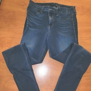 Level 99 dark denim size 30 high rise skinny jeans